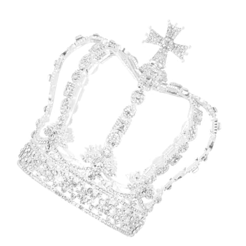 PACKOVE Wunderschöne Braut Tiara mit Funkelnden Strasssteinen Leichter Kopfschmuck für Hochzeit Verlobung und Geburtstagsfeiern Komfortabel und Hautfreundlich Geeignet für Braut und von PACKOVE