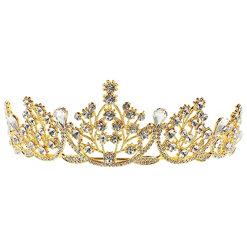 PACKOVE Wunderschöne Strasskrone für Damen Tiara für Hochzeiten und Feiern Haarschmuck für Brautjungfern und Langlebig und Leicht Perfektes Accessoire für Unvergessliche von PACKOVE