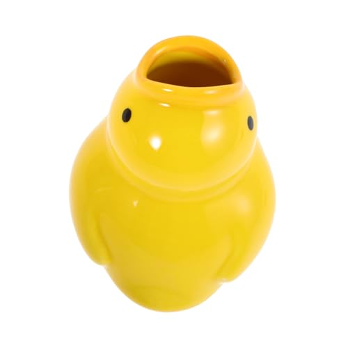 PACKOVE Zahnbürstenständer Aus Keramik in Entenform Badezimmer-Organizer Zum Aufbewahren Von Zahnbürsten Kleiner Zahnstocherhalter Für Zuhause Und Reisen Badezimmerdekor von PACKOVE