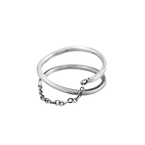 PACKOVE Ring Für Männer Frauen Klingeln Herrenringe Herren+ringe Ringe Für Männer Punk Rock Ring. Ringe Aus Sterlingsilber Party Ring Damen Silberner Finger Persönlichkeit von PACKOVE