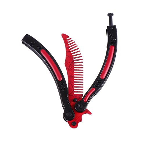 PACKOVE Faltbarer Haarkamm Für Frauen Und Männer Gebogener Friseurkamm Aus Friseurwerkzeug Für Tägliche Kopfhautreizung von PACKOVE