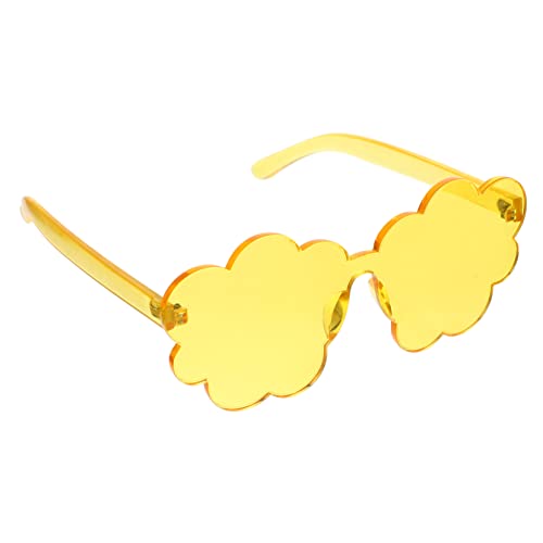 PACKOVE randlose Brille Blumen-Sonnenbrille für Mädchen Sommer Sonnenbrille polarisierte Sonnenbrille coole Sonnenbrille Sonnenbrillen für Mädchen Mode Gläser Foto die Wolken Frau von PACKOVE