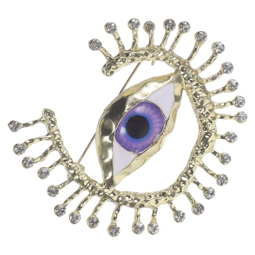 Vintage Auge Brosche mit Retro Augen Anstecknadel für Damen Dekorative Brosche für Rucksack Jacke oder Hut von PACKOVE