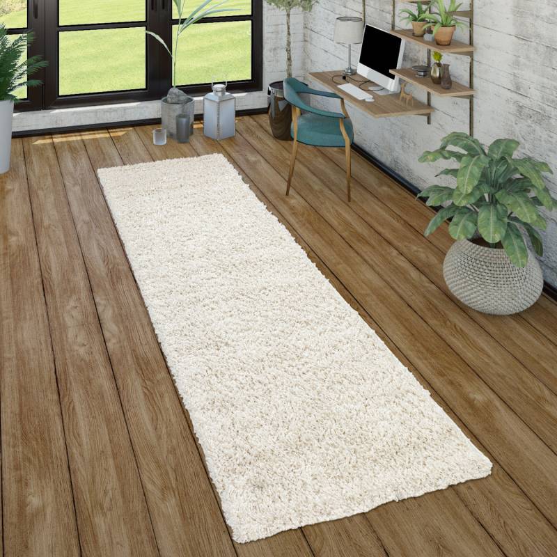 Paco Home Hochflor-Teppich "Sky 250" rechteckig 34 mm Höhe gewebt, Uni-Farben, intensive Farbbrillanz, auch als Läufer erhältlich von PACO HOME
