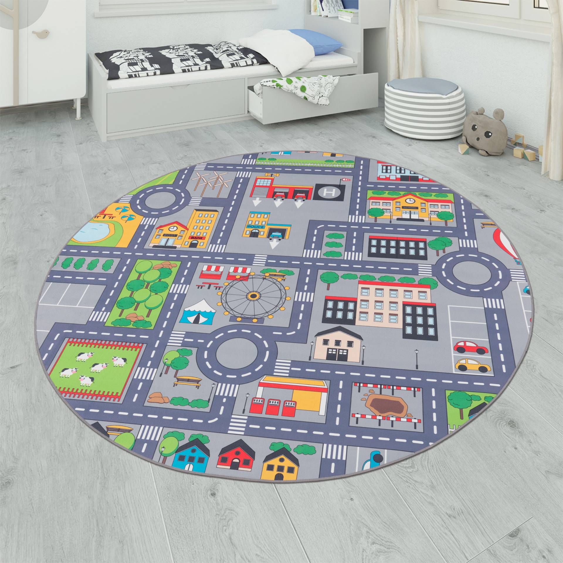 Paco Home Kinderteppich "Bino 576", rund von PACO HOME