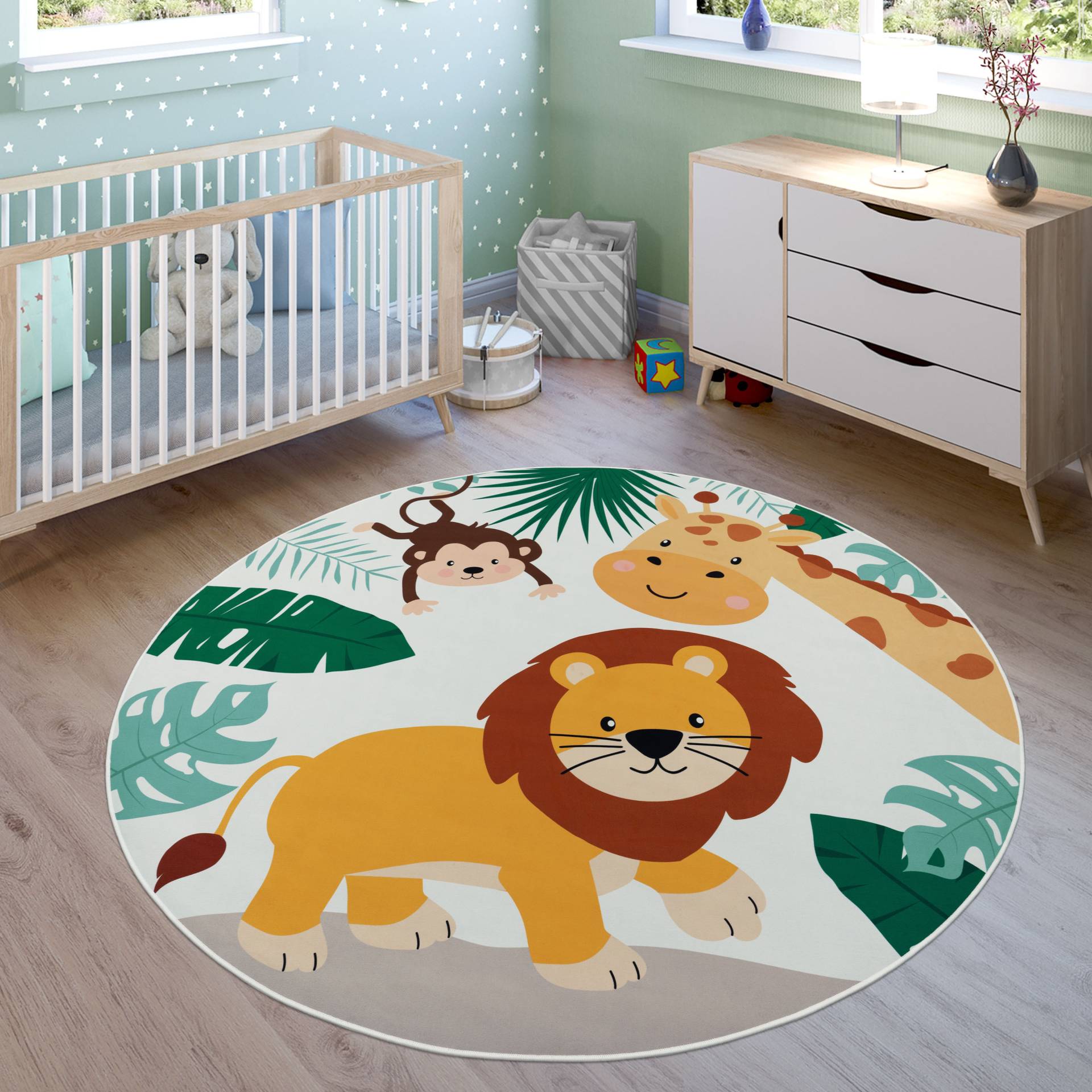 Paco Home Kinderteppich "Bino 582", rund von PACO HOME