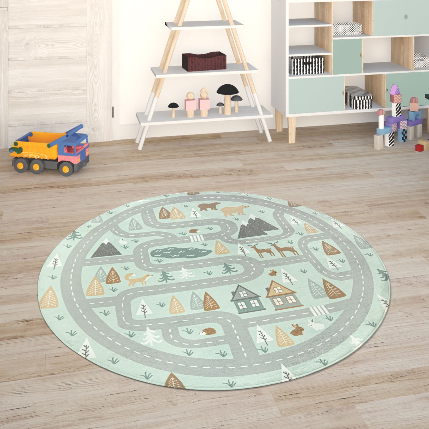 Paco Home Kinderteppich "Chicos 550", rund von PACO HOME