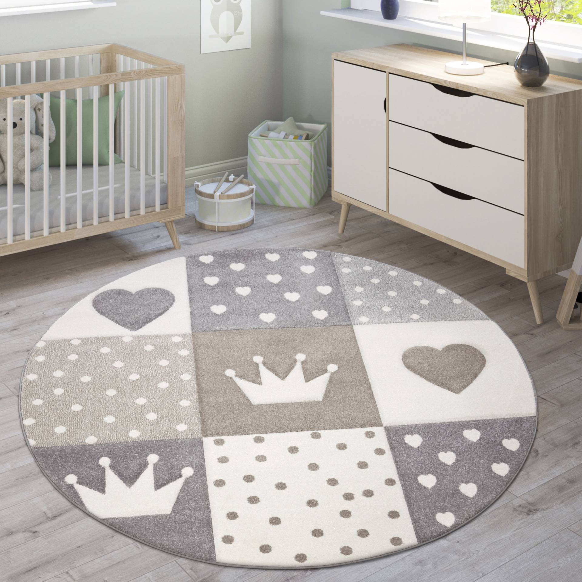 Paco Home Kinderteppich "Cosmo 339", rund von PACO HOME