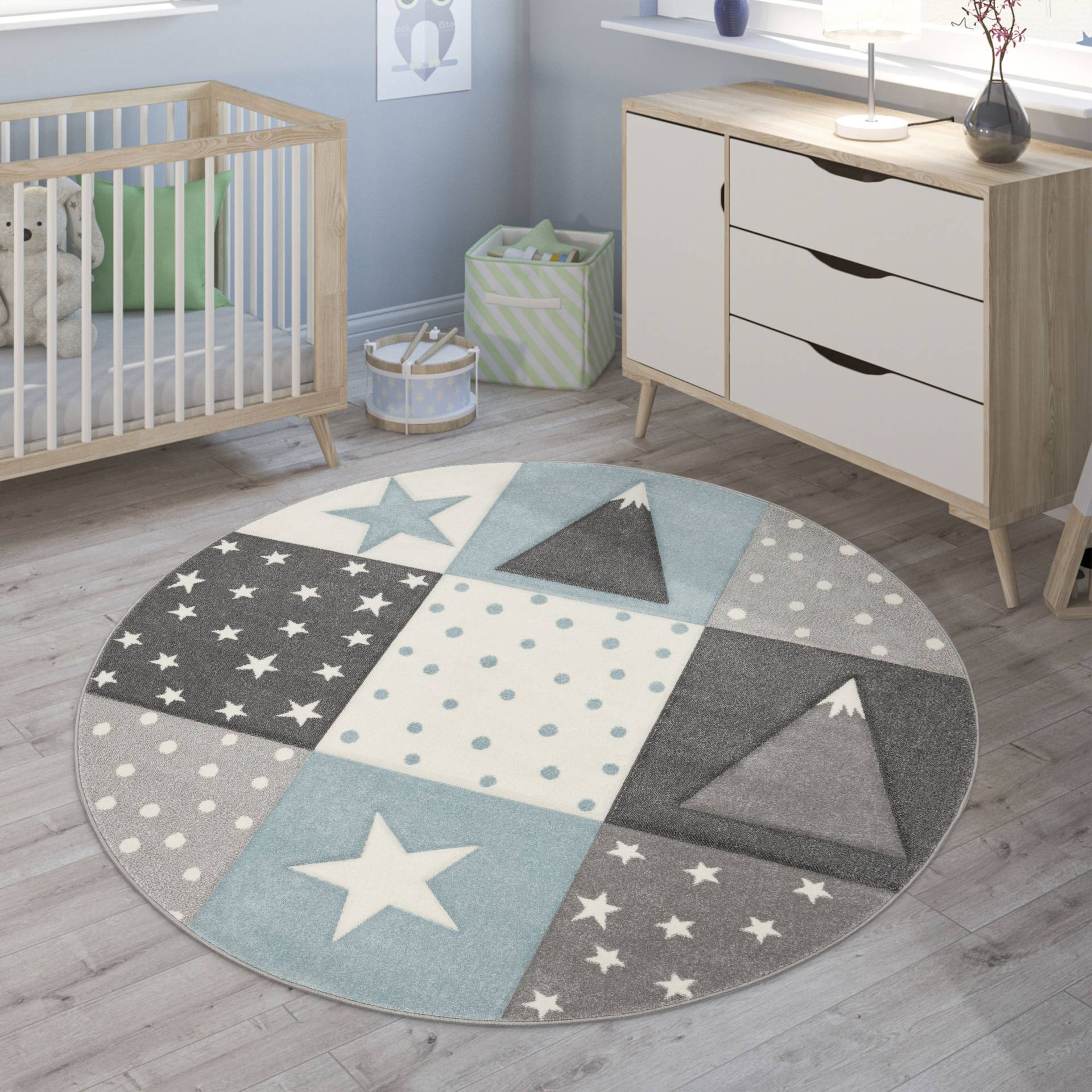 Paco Home Kinderteppich "Cosmo 340", rund von PACO HOME