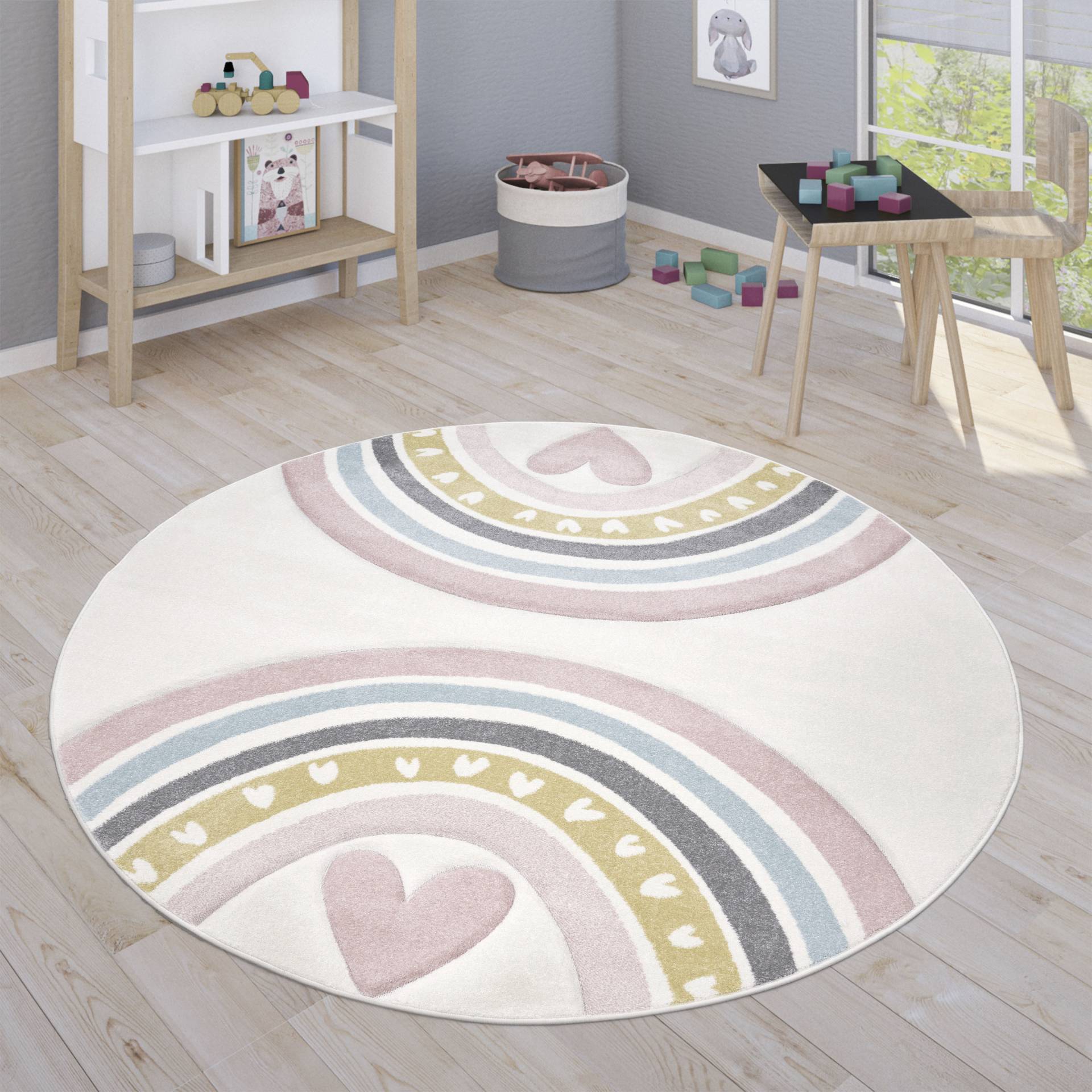 Paco Home Kinderteppich "Cosmos 351", rund von PACO HOME