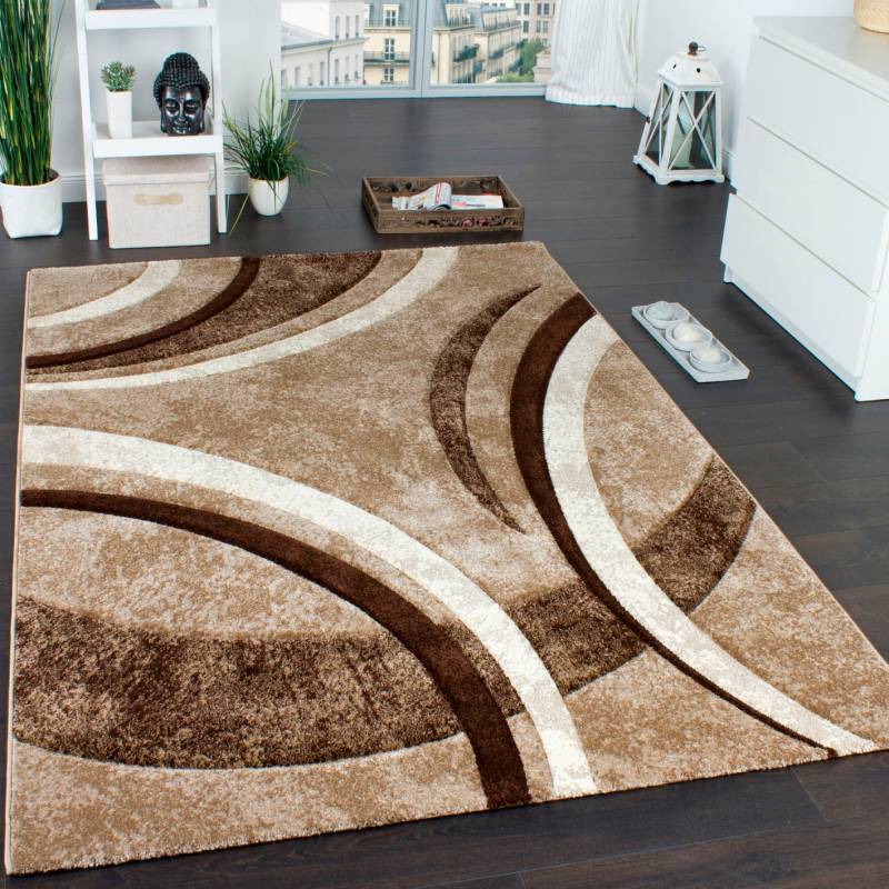 Paco Home Teppich "Brillance 758" rechteckig 14 mm Höhe Kurzflor, modernes geometrisches Design, auch als Läufer von PACO HOME