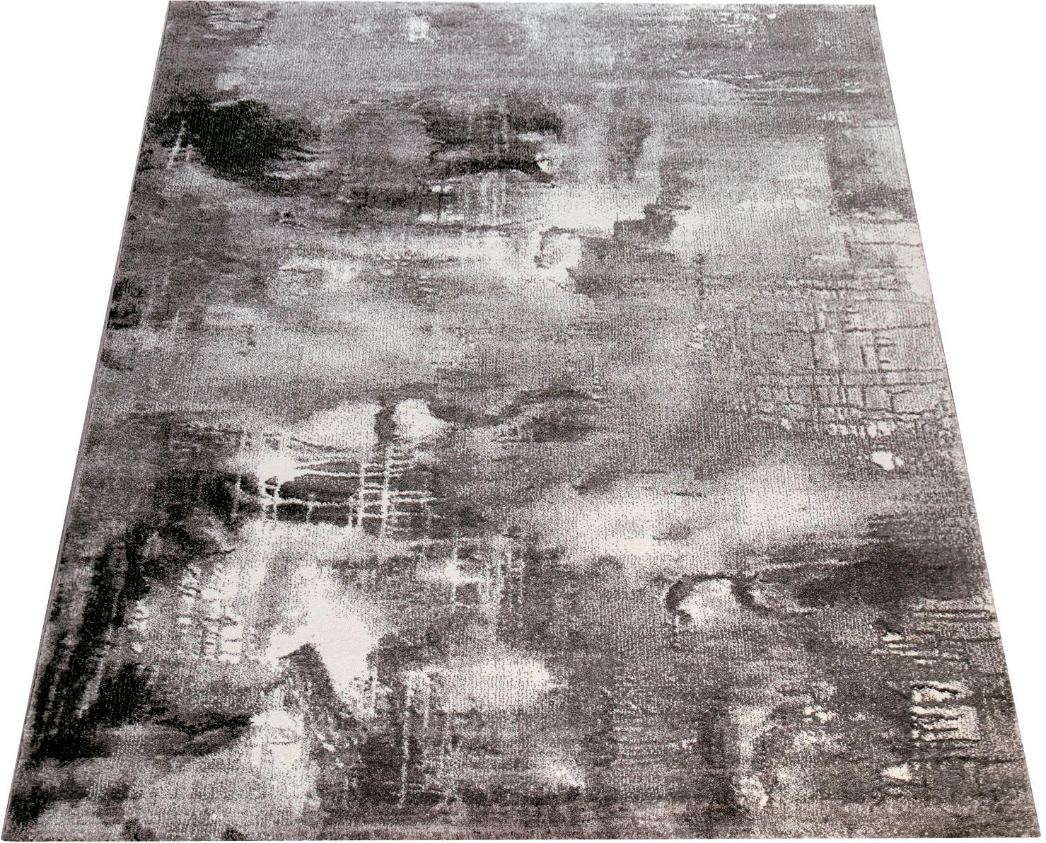 Paco Home Teppich "Canvas 754" rechteckig 16 mm Höhe Kurzflor, modernes Design, mit Arizona Leinwand Optik von PACO HOME