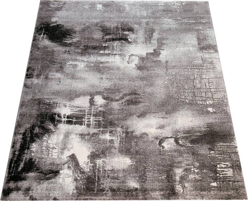 Paco Home Teppich "Canvas 754" rechteckig 16 mm Höhe Kurzflor, modernes Design, mit Arizona Leinwand Optik von PACO HOME