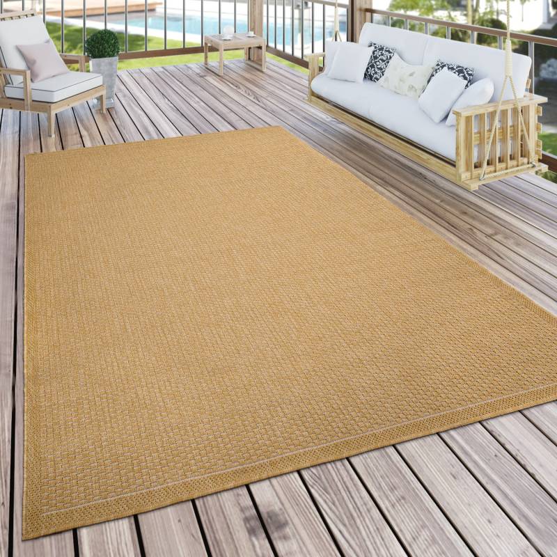 Paco Home Teppich "Timber 125" rechteckig 4 mm Höhe Flachgewebe, Sisal Optik, auch als Läufer, In- und Outdoor geeignet von PACO HOME