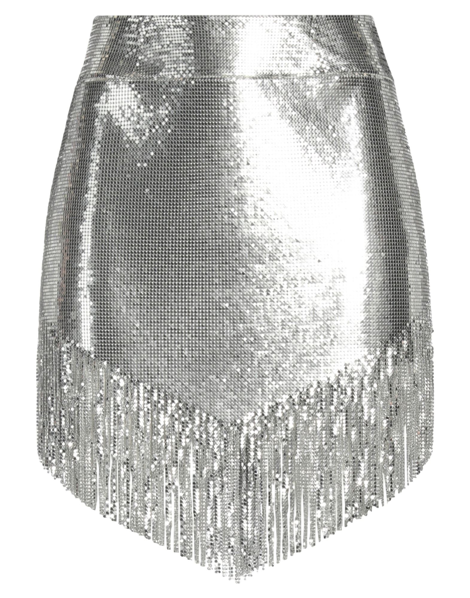 RABANNE Minirock Damen Silber von RABANNE