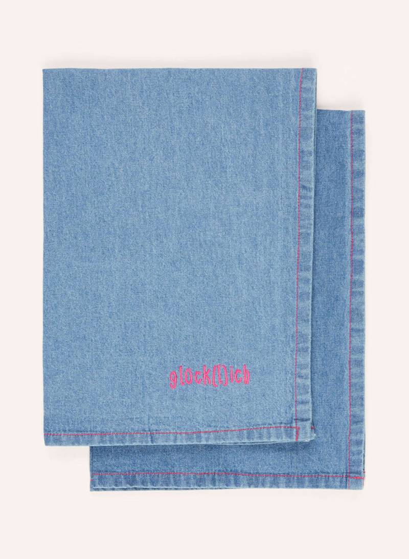 Pad 2-Er-Set Geschirrtücher blau von PAD