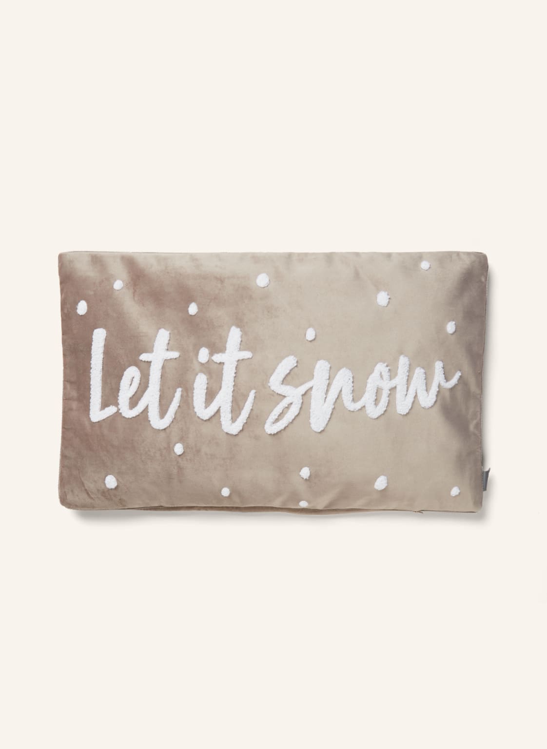 Pad Dekokissenhülle Snow Aus Samt beige Pad Dekokissenhülle Snow Aus Samt beige von PAD