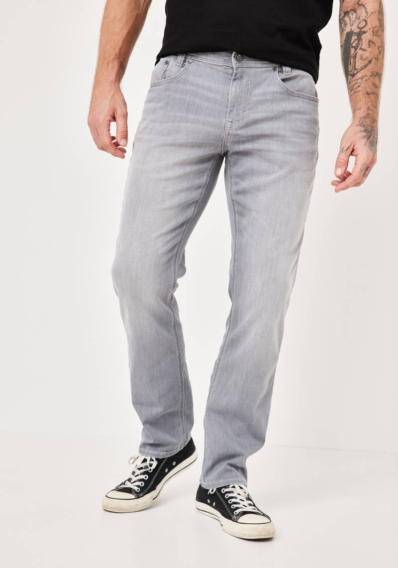 Paddock&#039;s Ben Regular Fit grey used moustache extra lang von PADDOCK'S