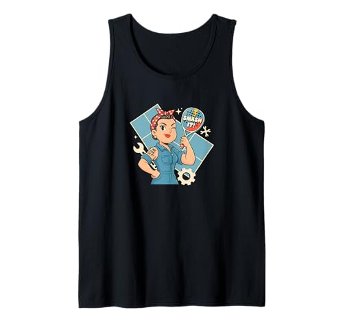 Lustiges Rosie Nietzange für Damen Tank Top Lustiges Rosie Nietzange für Damen Tank Top von PADEL ROCKETSPORT PADDLE TENNIS NOVELTY MERCH