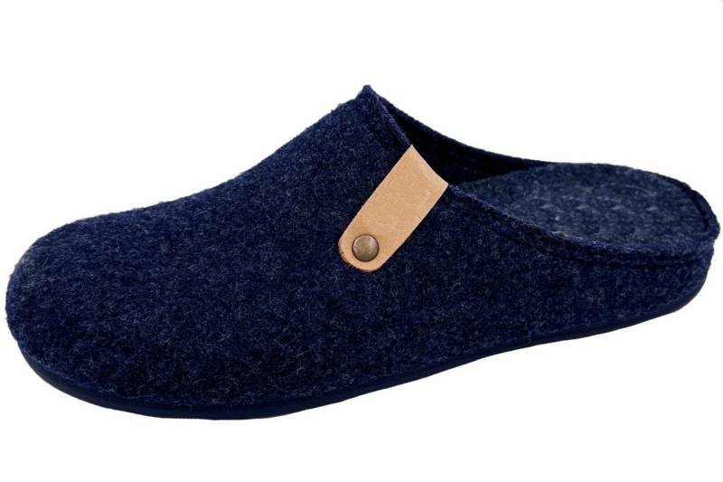 PADERO Herren FIlz Pantoffel Hausschuh von PADERO