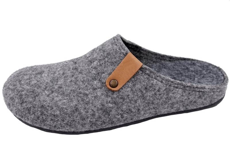 PADERO Herren FIlz Pantoffel Hausschuh von PADERO