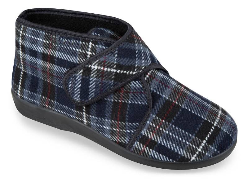 PADERO Herren Klettschuhe Hausschuh weit geschnitten von PADERO