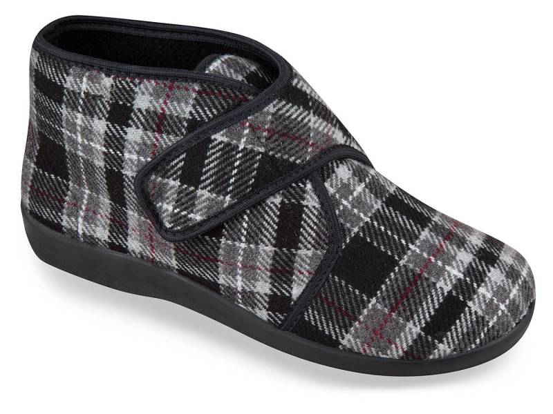 PADERO Herren Klettschuhe Hausschuh weit geschnitten von PADERO