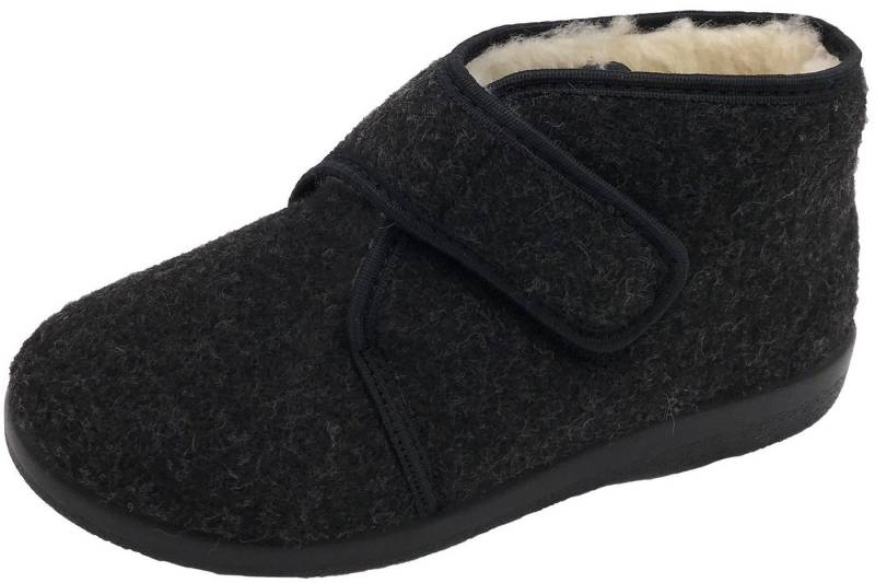 PADERO Klettschuhe gefüttert Hausschuh weit geschnitten von PADERO