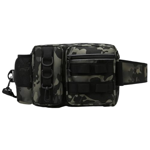 PADGCNOR Angeltasche, Köderbox, Aufbewahrungstaschen for Ausrüstung, Gürteltasche for Männer, Angelrucksack mit Rutenhalter, Sling-Schulter-Brusttasche von PADGCNOR