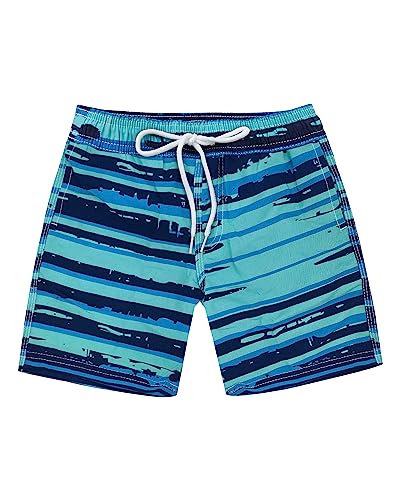 PAEHUIMT Badehose Jungen, schnell trocknende Shorts, Strandshorts mit mit Netz gefütterten Taschen und verstellbarem Kordelzug (as3, Age, 3_Years, 4_Years, Regular) von PAEHUIMT