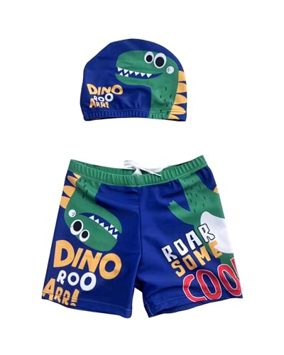 PAEHUIMT Badehose für Jungen, Schwimmhose Kinder, Badeshorts für Grundschüler (DE/NL/SE/PL, Alter, 6 Jahre, 7 Jahre, Regular, Dunkelblau) von PAEHUIMT
