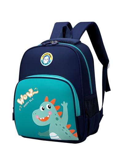 PAEHUIMT Kindergarten Rucksack, Kinderrucksäcke, Dinosaurier-Schultasche geeignet für Jungen 2–5 Jahre (Dunkelblau+ Grün) von PAEHUIMT