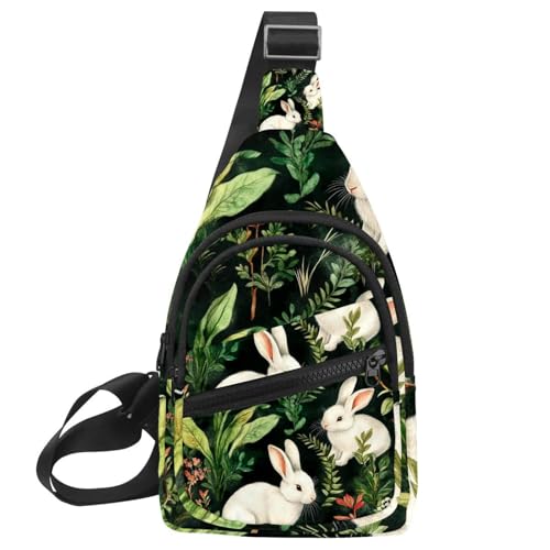 Crossbody-Taschen für Damen und Herren, Ostern (3) Sling Bag Bakpack Casual Brusttasche mit umwandelbarem Schultergurt, Mehrfarbig 10, 11.8x7x1.5in/30x18x4cm von PAFEFO
