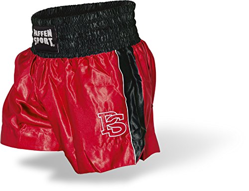 PAFFEN SPORT Contest Thai Wettkampf-Short; rot/schwarz; GR: XL von PAFFEN SPORT