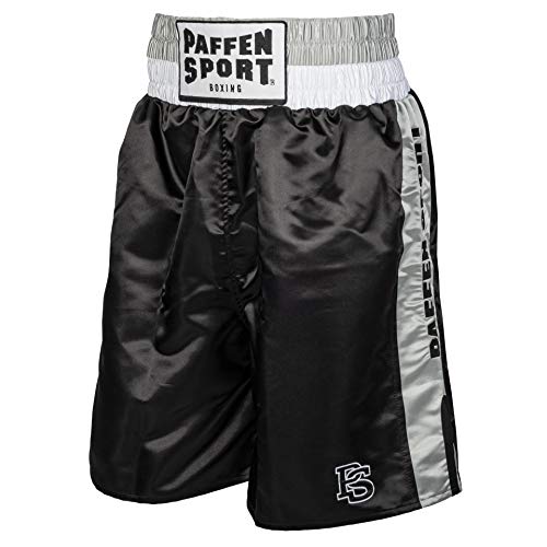 PAFFEN SPORT «PRO Mexican» Profi-Boxerhose; Farbe: Schwarz/Silber; Größe: XXL von PAFFEN SPORT