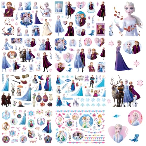 Frozen Temporäre Tattoos für Kinder,8 Blätter Gefroren Temporary Tattoo Stickers für Jungen und Mädchen Geburtstagsparty Frozen Temporäre Tattoos für Kinder,8 Blätter Gefroren Temporary Tattoo Stickers für Jungen und Mädchen Geburtstagsparty von PAGASUS