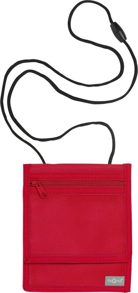 PAGNA Schulranzen Brustbeutel 16x13cm Basic rot (12 Stück) von PAGNA