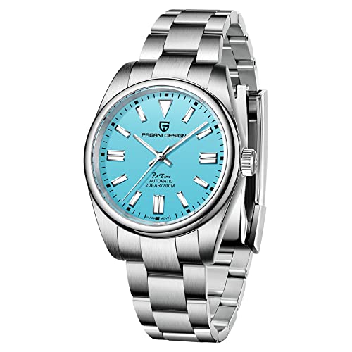 Pagani Design Men's Automatic Watch, Japanese Automatic Movement, 200 Metres Waterproof Stainless Steel, 39.7 mm Dial Diameter, Sapphire Mirror, Casual Classic Style von PAGRNE DESIGN