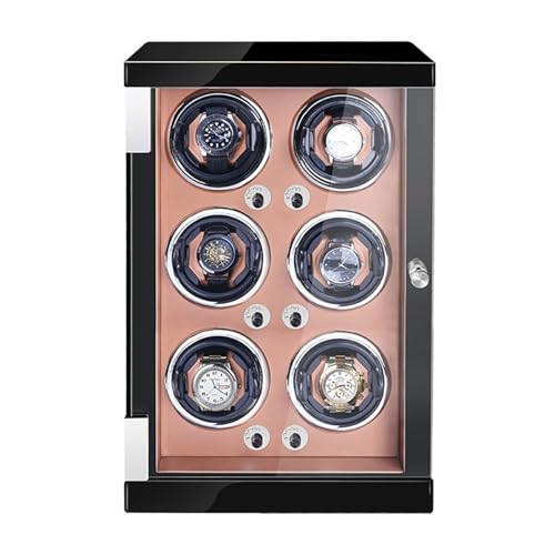PAHION Uhrenbeweger Für 4/6 Uhren Automatikuhren Uhrengehäuse Ultra-leiser Japanischer Motor Mit Wechselstrom Oder Batteriebetrieb Geeignet Für Herren Und Damenuhren von PAHION