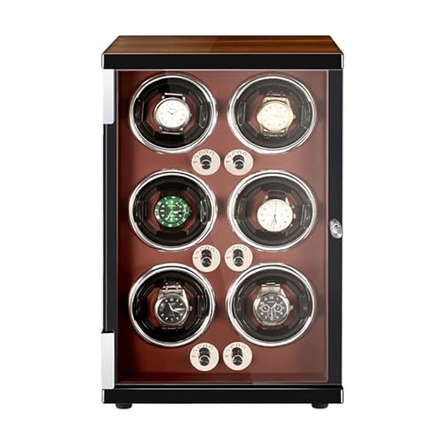 PAHION Uhrenbeweger Für 4/6 Uhren Automatikuhren Uhrengehäuse Ultra-leiser Japanischer Motor Mit Wechselstrom Oder Batteriebetrieb Geeignet Für Herren Und Damenuhren von PAHION