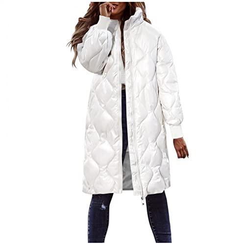 PAIDAXING Damen Wintermantel Daunenmantel Winter Mantel Steppjacke Leicht Winterjacke Daunenjacke Damenmantel Trenchcoat Outdoorjacke Winddicht von PAIDAXING