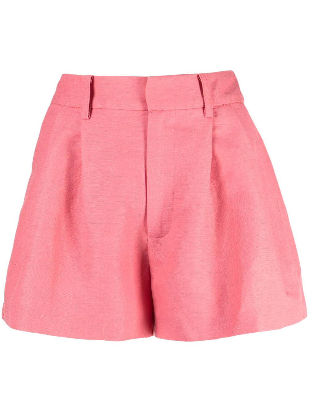 PAIGE Shorts mit hohem Bund - Rosa von PAIGE