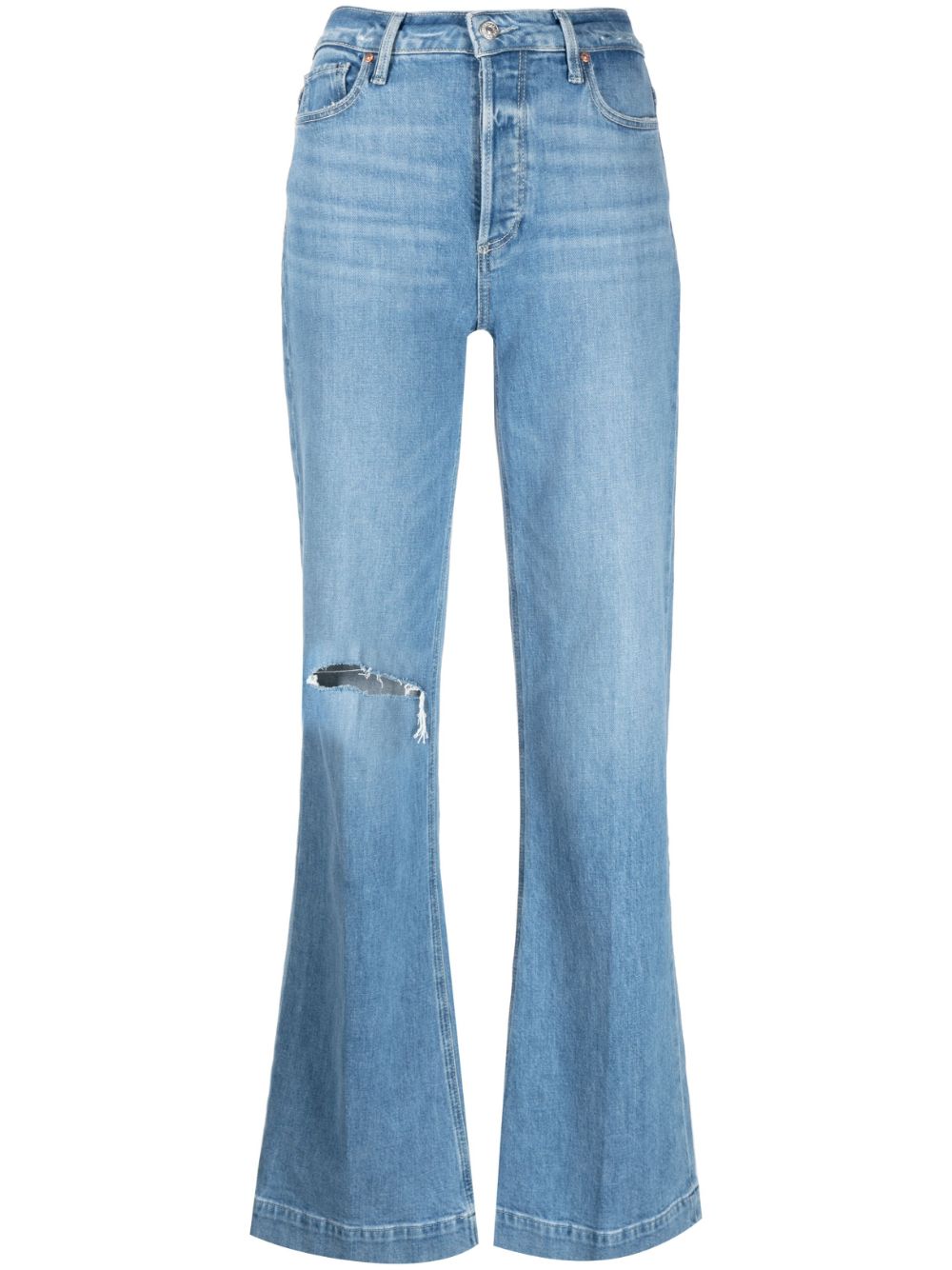 PAIGE Leenah Bootcut-Jeans - Blau von PAIGE