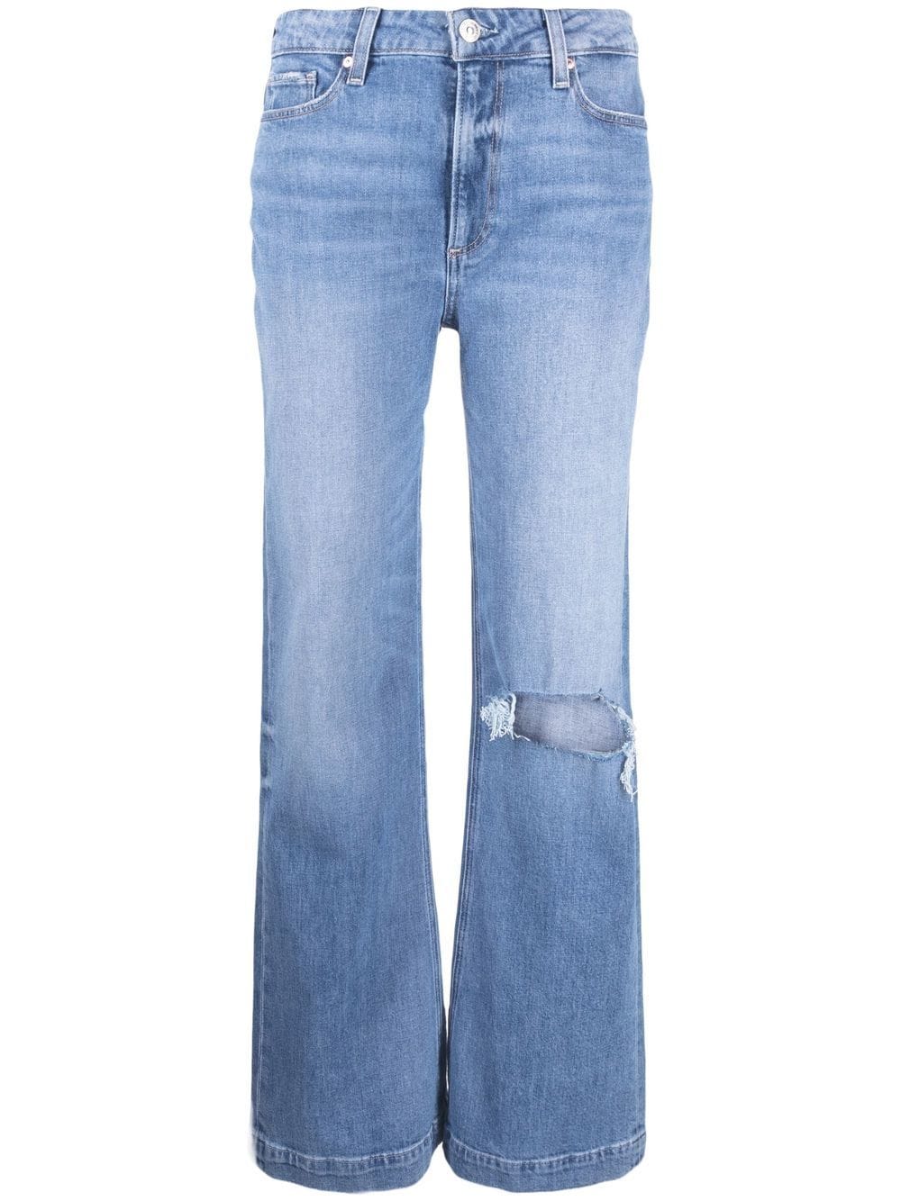 PAIGE Jeans im Distressed-Look - Blau von PAIGE