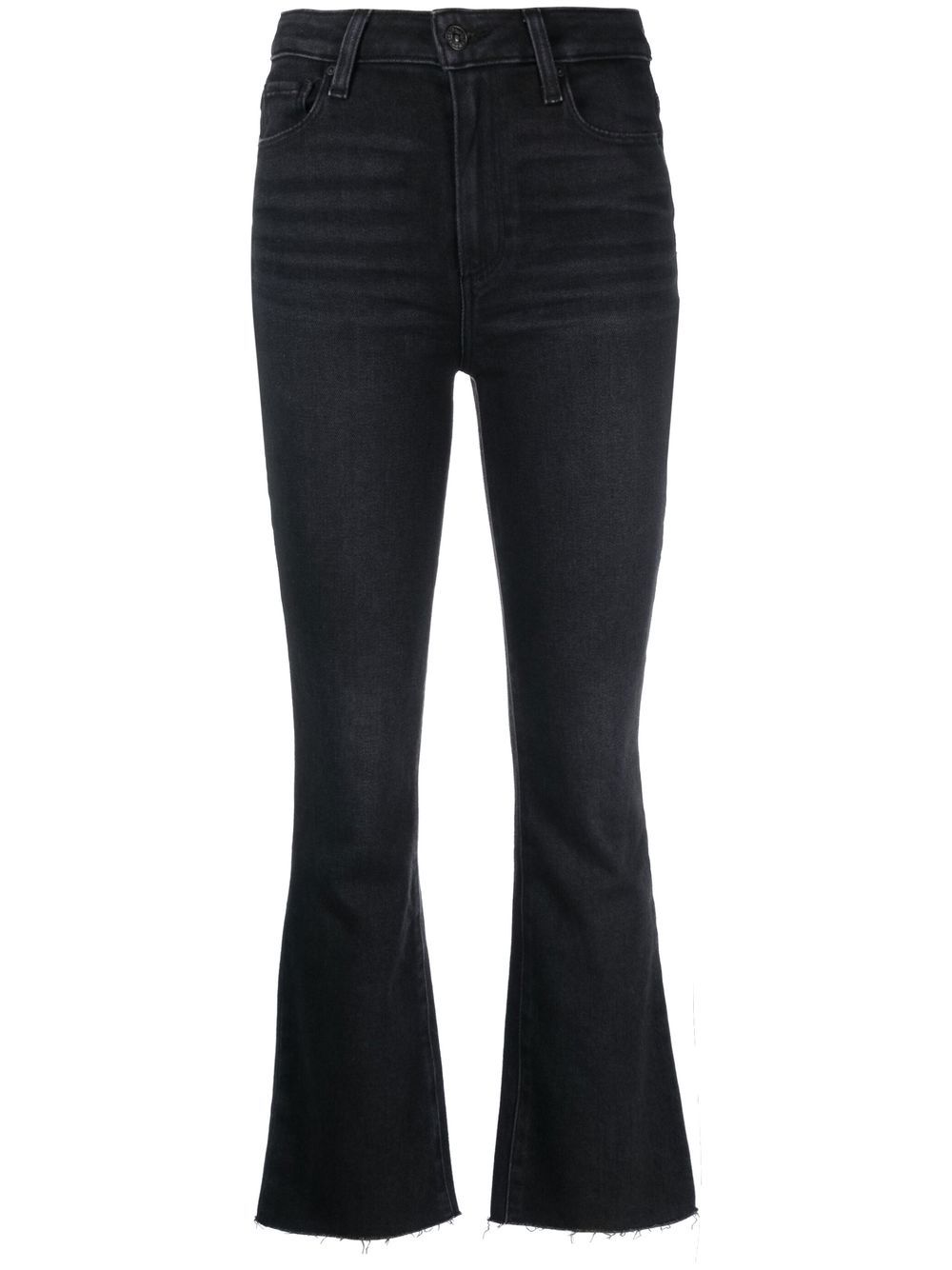 PAIGE Halbhohe Cropped-Jeans - Schwarz von PAIGE