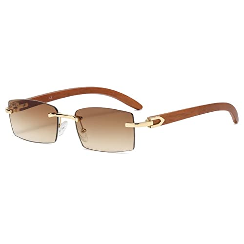 PAIHUIART Herren Sonnenbrille Damen Radsportbrillen Steampunk Luxus Kleine Quadratische Randlose Sonnenbrille Frauen Männer Mode Vintage Beliebte Reise Sonnenbrille Für Männliche Brillen 4 von PAIHUIART