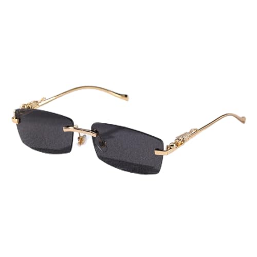 PAIHUIART Herren Sonnenbrille Damen Radsportbrillen Steampunk Y2K Vintage Randlose Sonnenbrille Frauen Klar Ocean Lens Brillen Mode Beschichtete Dünne Uv400 Sonnenbrille 5 von PAIHUIART