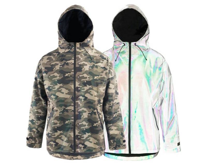 PAIKKA Outdoorjacke Regenmantel für Zweibeiner reflektierend Unisex "Human Visibility Rai von PAIKKA