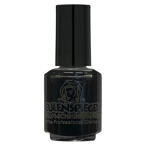 NEU Halloween-Effektprodukt Zahnlack Schwarz, Pinselflasche, 7ml von PAINT IT EASY