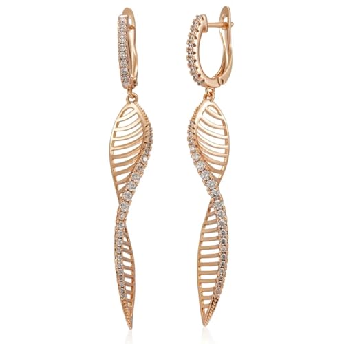 Ohrringe Hängend Ohrhänger Frauen 585 Ohrstecker Damen Hochzeit Farbe Lange Tropfen Ohrring Für Frauen Glänzende Natürliche Zirkon Zubehör Rosegoldcolor Ohrringe Hängend Ohrhänger Frauen 585 Ohrstecker Damen Hochzeit Farbe Lange Tropfen Ohrring Für Frauen Glänzende Natürliche Zirkon Zubehör Rosegoldcolor von PAIXINART